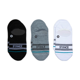 Stance Sock Men Basic 3 Pack No Show Black Grey White
