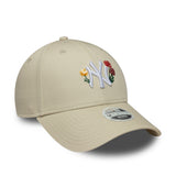 Jockey New Era New York Yankees MLB 9Forty Floral Beige